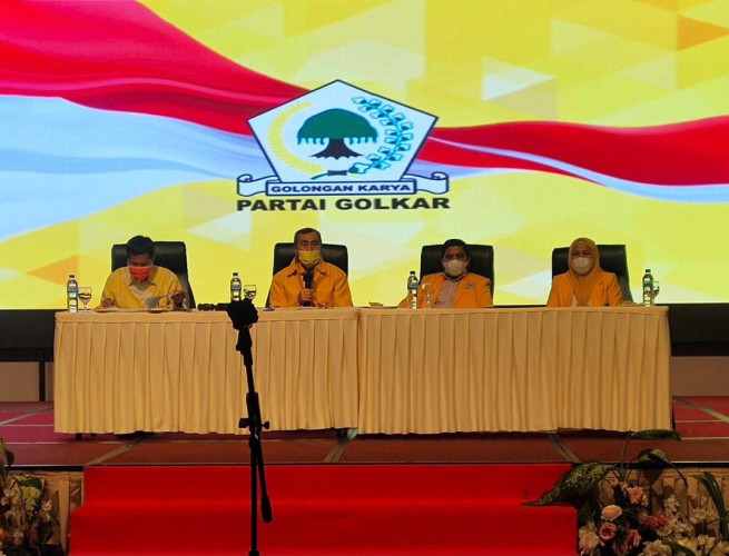 Terima Laporan DPD II dan Ormas Golkar, Golkar Riau Serap Aspirasi Kader Akar Rumput 